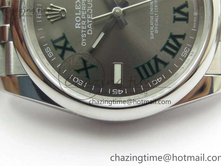 MiroTime 0420 Durable DateJust 36 SS 126200 BP Maker 1:1 Best Edition Gray Roman Dial on Jubilee Bracelet 2530